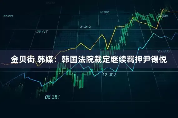 金贝街 韩媒：韩国法院裁定继续羁押尹锡悦